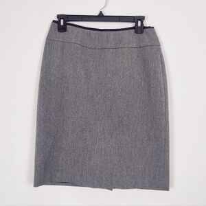 Tristan Women's Midi Office Career Skirt in Gray Size 6 Professional